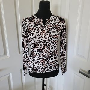 Melrose Chic | NWT | Leopard Print Longsleeve Cardigan (SIZE S)